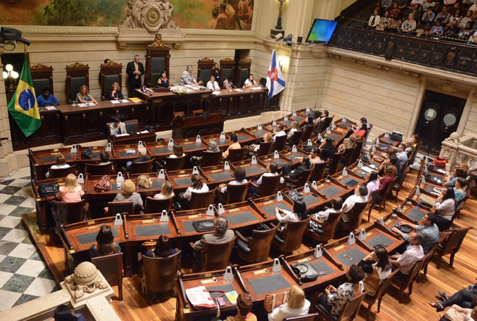 Plenário da Câmara do Rio: mandato foi de permissividade com o Executivo