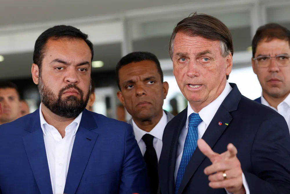 (Foto: Cláudio Castro, governador reeleito do RJ, apoio Jair Bolsonaro no segundo turno da eleição presidencial — Foto: Adriano Machado/Reuters)