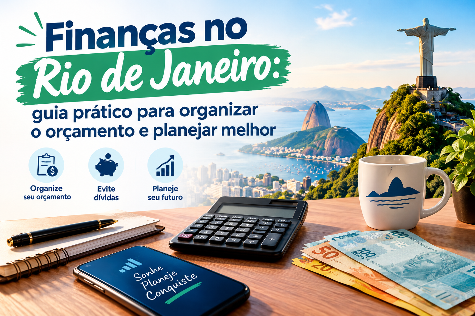 Finanças no Rio de Janeiro: guia prático para organizar o orçamento e planejar melhor
